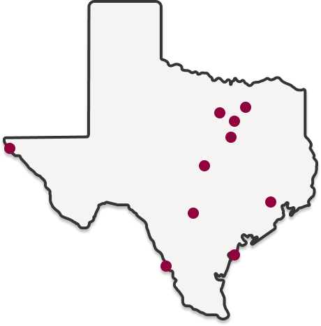 Map of Texas